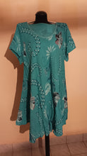 Prenesite sliku u preglednik galerije, OBLEKA, UNI velikost do 50, rdeča in turkizno modra (Tiffany barva)