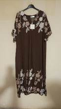 Naložite sliko v pregledovalnik galerije, OBLEKA, viskozna, UNI velikost do 50, črna in rjava barva