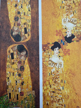 Naložite sliko v pregledovalnik galerije, Topel šal iz viskoze, motiv slike G. KLIMTA - KISS, SRR2-104-1
