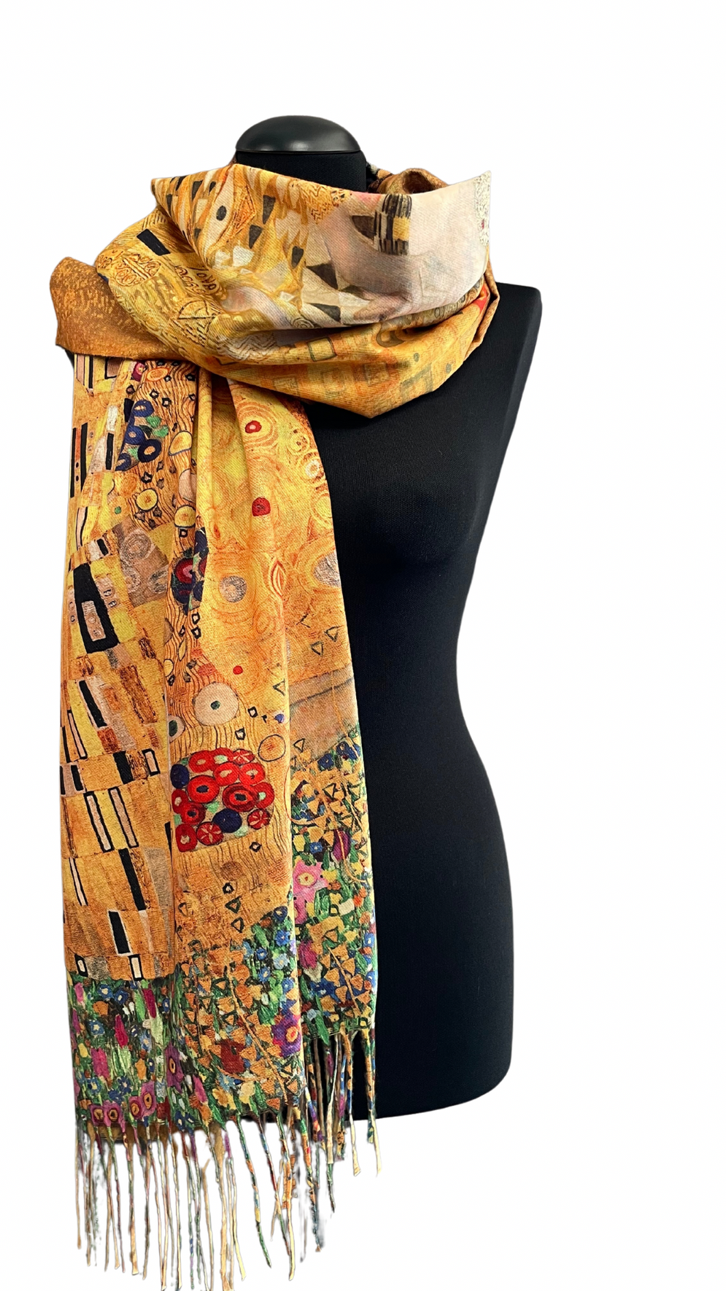 Topel šal iz viskoze, motiv slike G. KLIMTA - KISS, SRR2-104-1