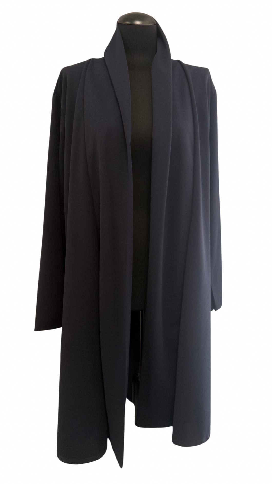 Nepodloženo elegantno ogrinjalo, UNI velikost do 52/54/56, TEMNO MODRO