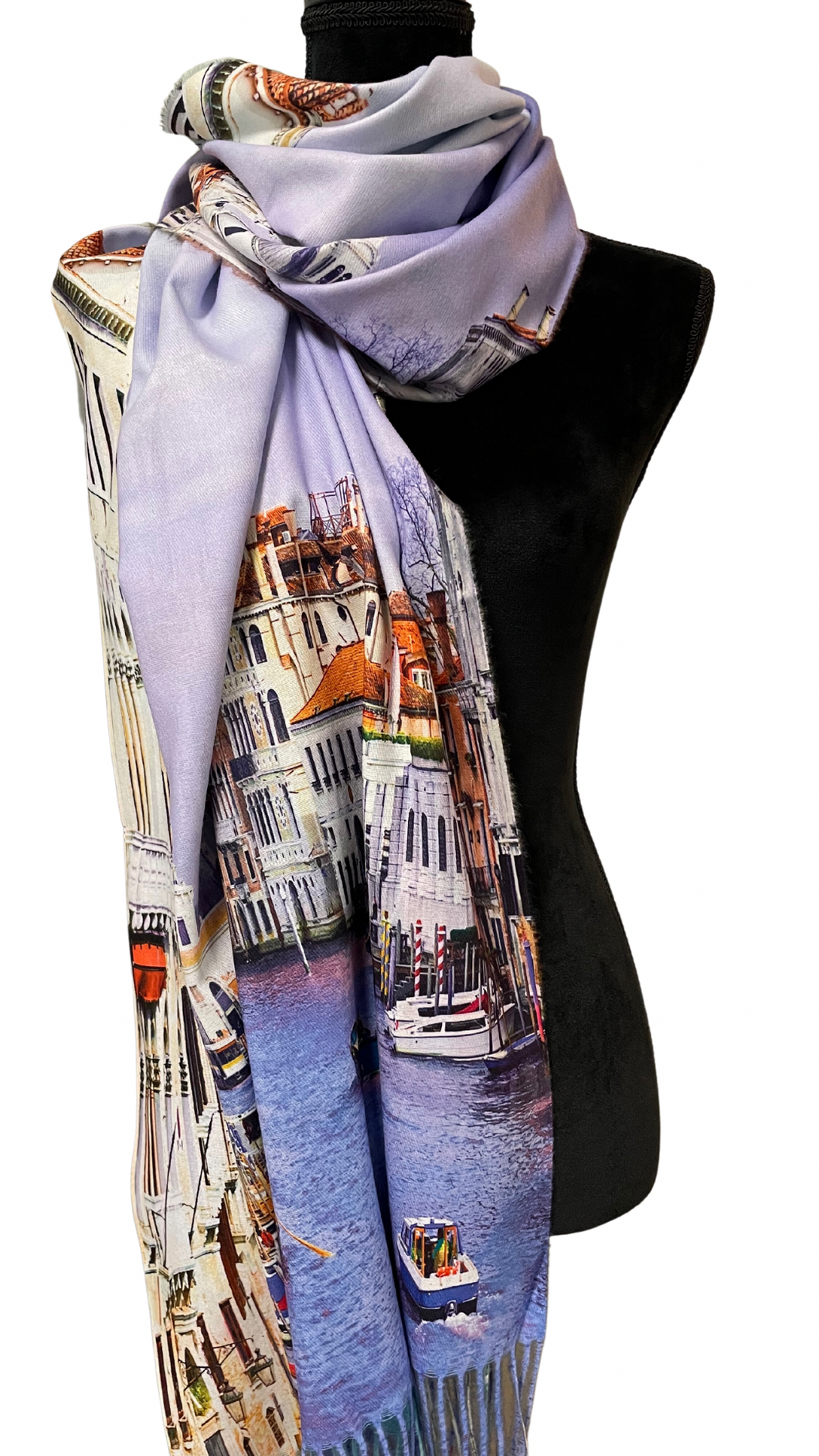Kosmaten, topel šal iz viskoze, VENICE (SRR2-190)