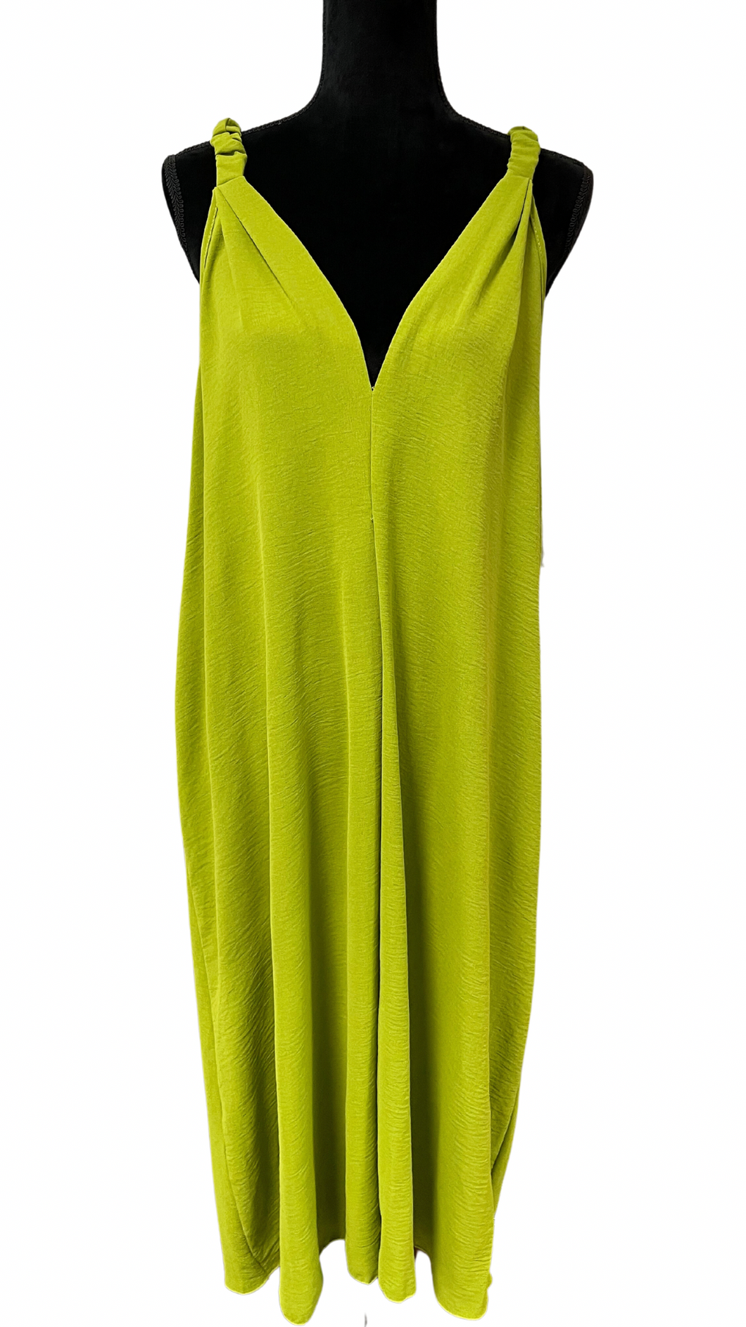 Elegantna haljina A kroja, grudi do 126 cm, CRNA