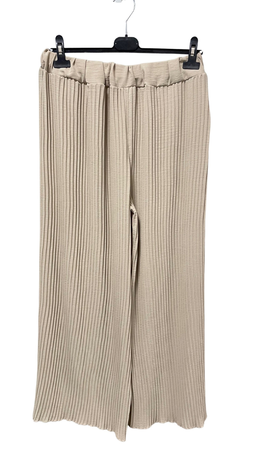 Udobne, plisir, v pasu zelo raztegljive hlače, UNI velikost (44-50) BEŽ